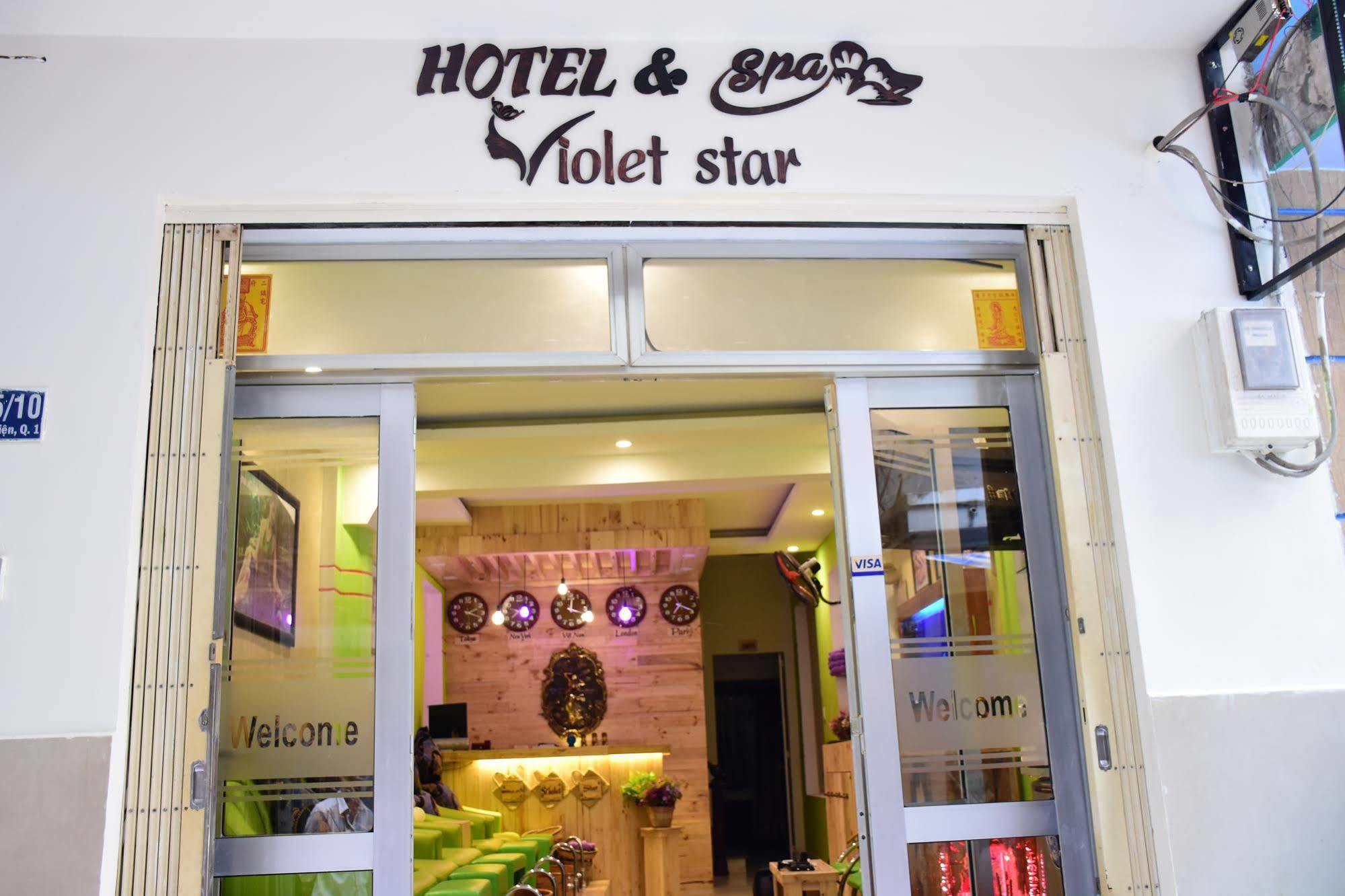 הו צ'י מין סיטי Violet Star Hotel And Spa מראה חיצוני תמונה