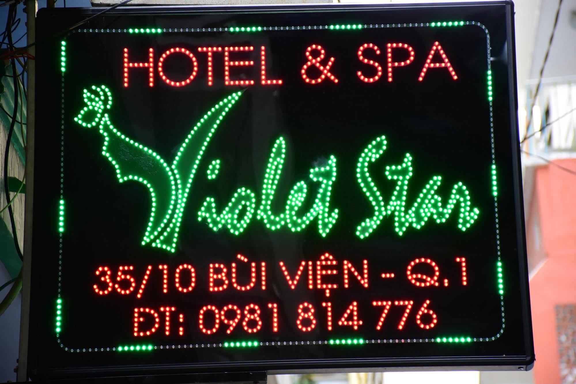 הו צ'י מין סיטי Violet Star Hotel And Spa מראה חיצוני תמונה